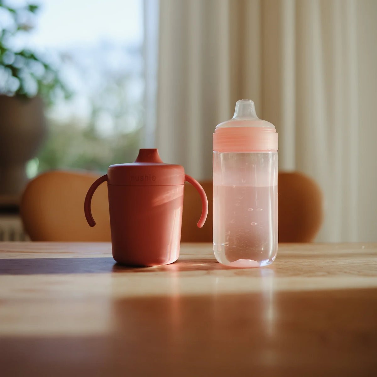 Trainer Sippy Cup with Easy-Grip Handles and a Removable Lid for Little Hands Learning to Drink