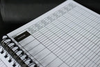 Training Log Book for Exercises, Sets, Reps and RPE in a Compact A5 Coil-Bound Format · Records exercises, sets, reps, wei