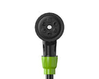 Trampoline Sprinkler Accessory with Adjustable 180-Degree Head and Five Spray Settings for Outdoor Water Play