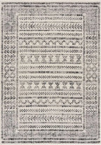Transitional Bohemian Area Rug in Machine-Woven Polypropylene