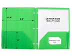 Translucent Two-Pocket Poly Folders in Cases of 100