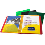Translucent Two-Pocket Poly Folders in Cases of 100