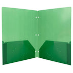 Translucent Two-Pocket Poly Folders in Cases of 100