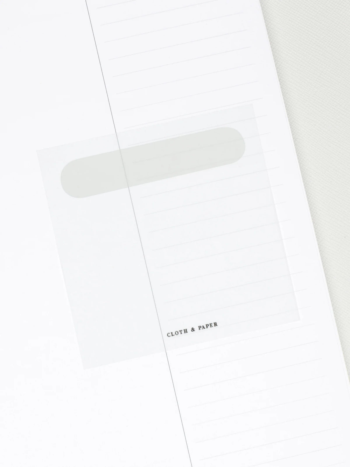 Transparent Sticky Notes with Colored Pill Tab Header, Self-Adhesive 3 x 3 Inch Square Memo Sheets