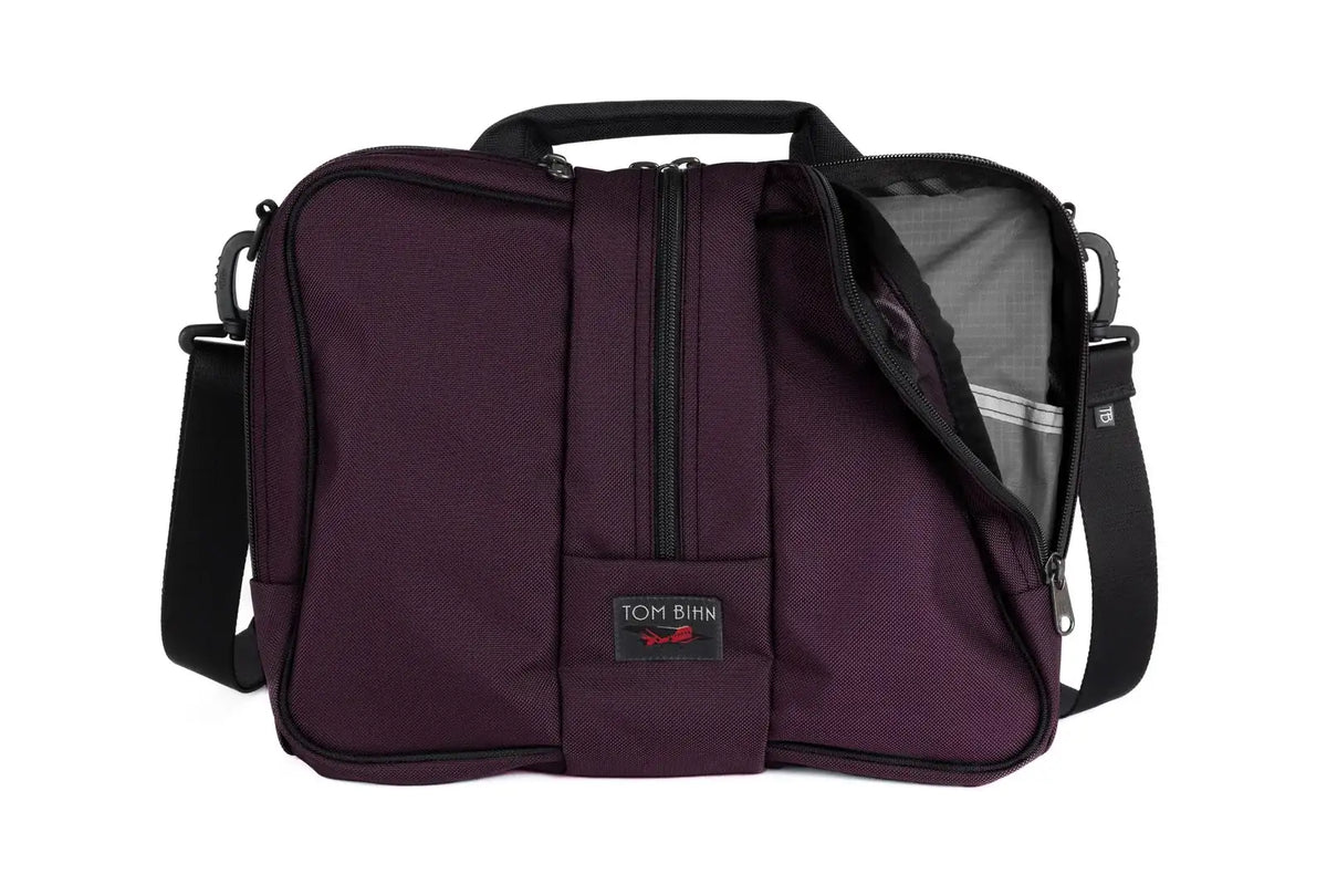 Travel Briefcase, Aubergine Ballistic/Mountain 210