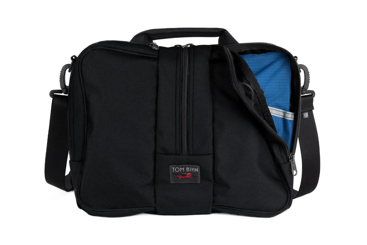 Travel Briefcase, Black Ballistic/Cobalt 210 Cerylon