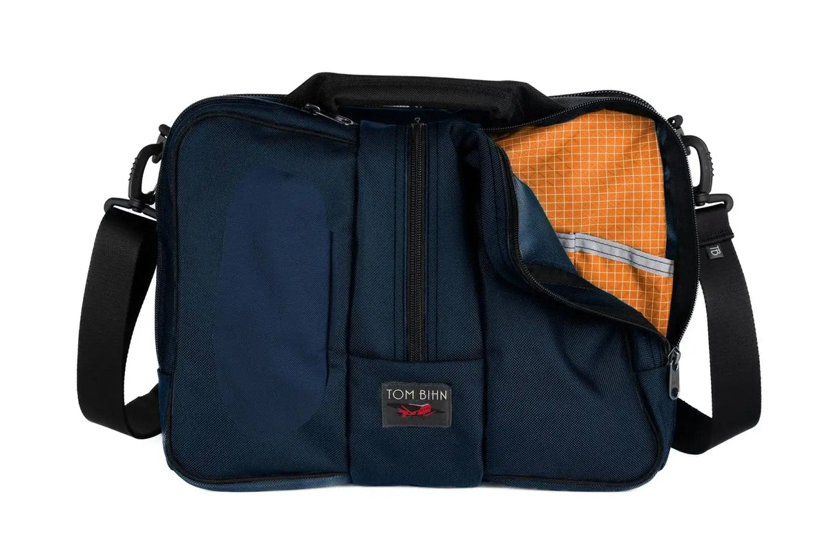 Travel Briefcase, Deep Blue Ballistic/Zest 200