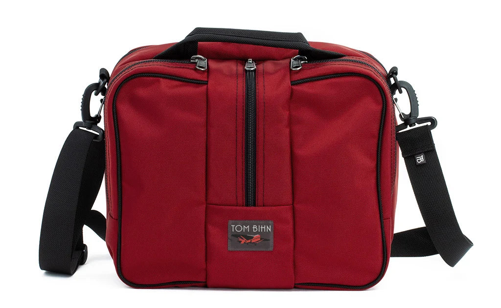 Travel Briefcase, Mars Red Ballistic/Northwest Sky