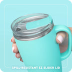 Travel Mug in Matte Navy, 18oz Insulated Stainless Steel