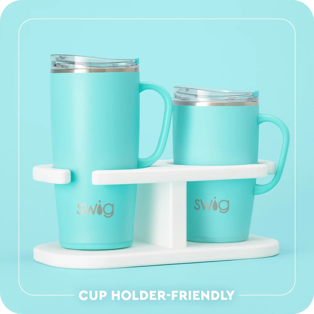 Travel Mug in Matte Navy, 18oz Insulated Stainless Steel