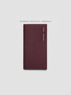 Travel Notebook Bundle with Three 64-Page Notebooks and a Clear Vinyl Cover for Planning and Journaling
