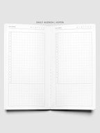 Travel Notebook Bundle with Three 64-Page Notebooks and a Clear Vinyl Cover for Planning and Journaling