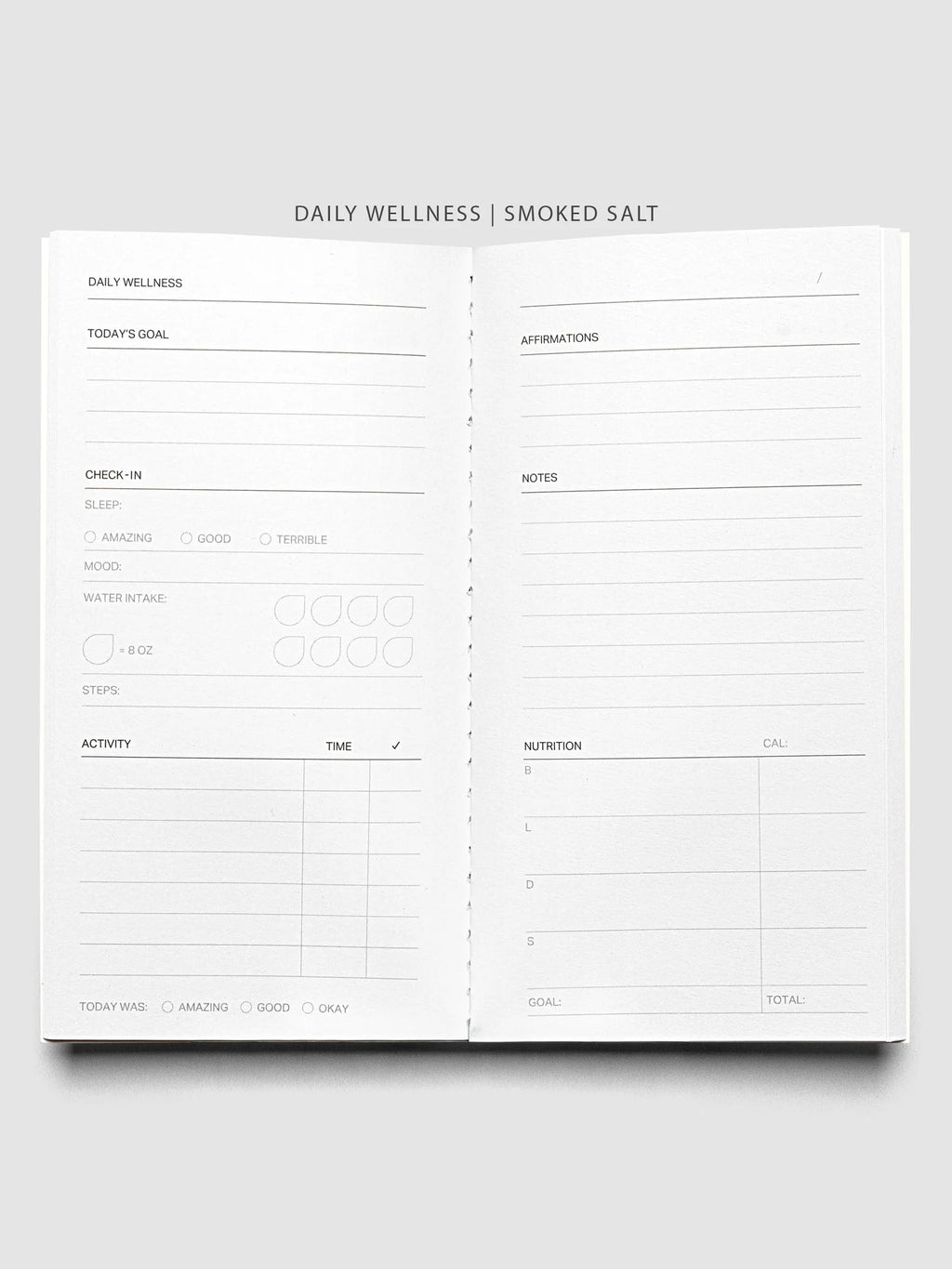 Travel Notebook Bundle with Three 64-Page Notebooks and a Clear Vinyl Cover for Planning and Journaling