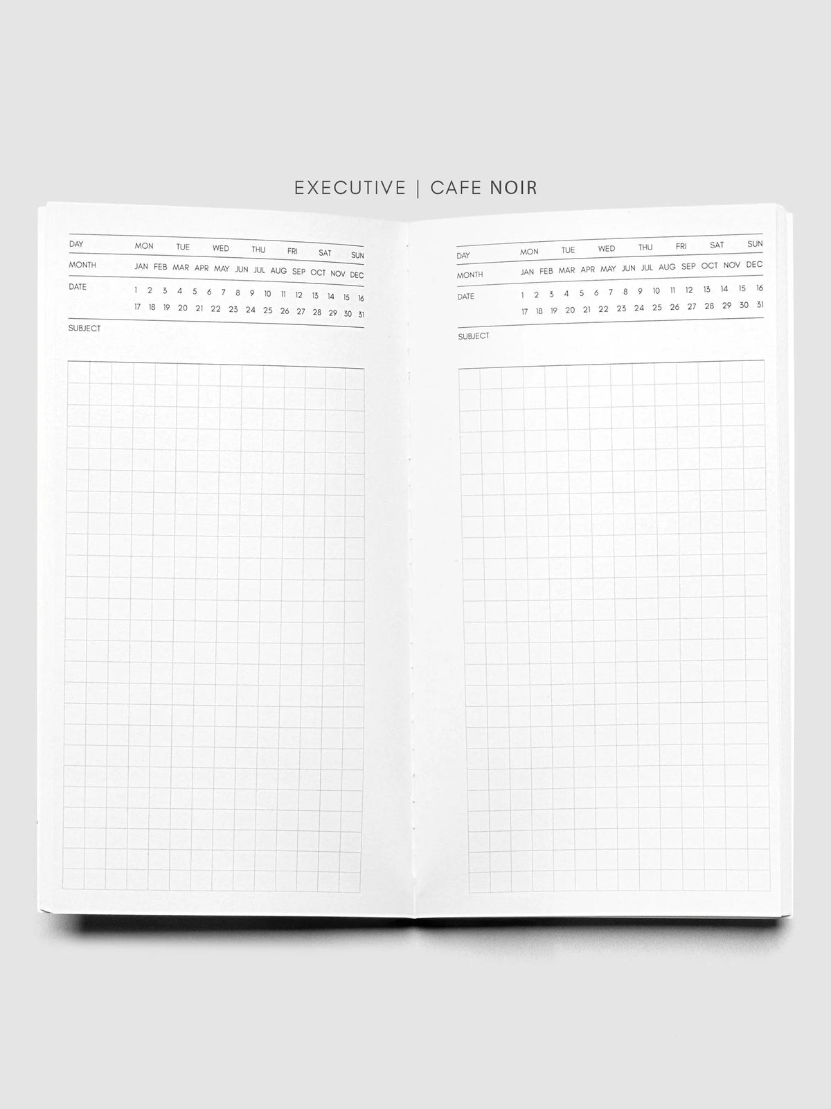 Travel Notebook Bundle with Three 64-Page Notebooks and a Clear Vinyl Cover for Planning and Journaling
