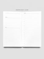 Travel Notebook Bundle with Three 64-Page Notebooks and a Clear Vinyl Cover for Planning and Journaling