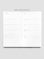 Travel Notebook Bundle with Three 64-Page Notebooks and a Clear Vinyl Cover for Planning and Journaling