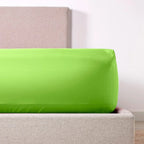 Tropical Lime Sheet Set with Breathable Bedding and European Envelope Pillowcase Closures · Tropical lime color theme