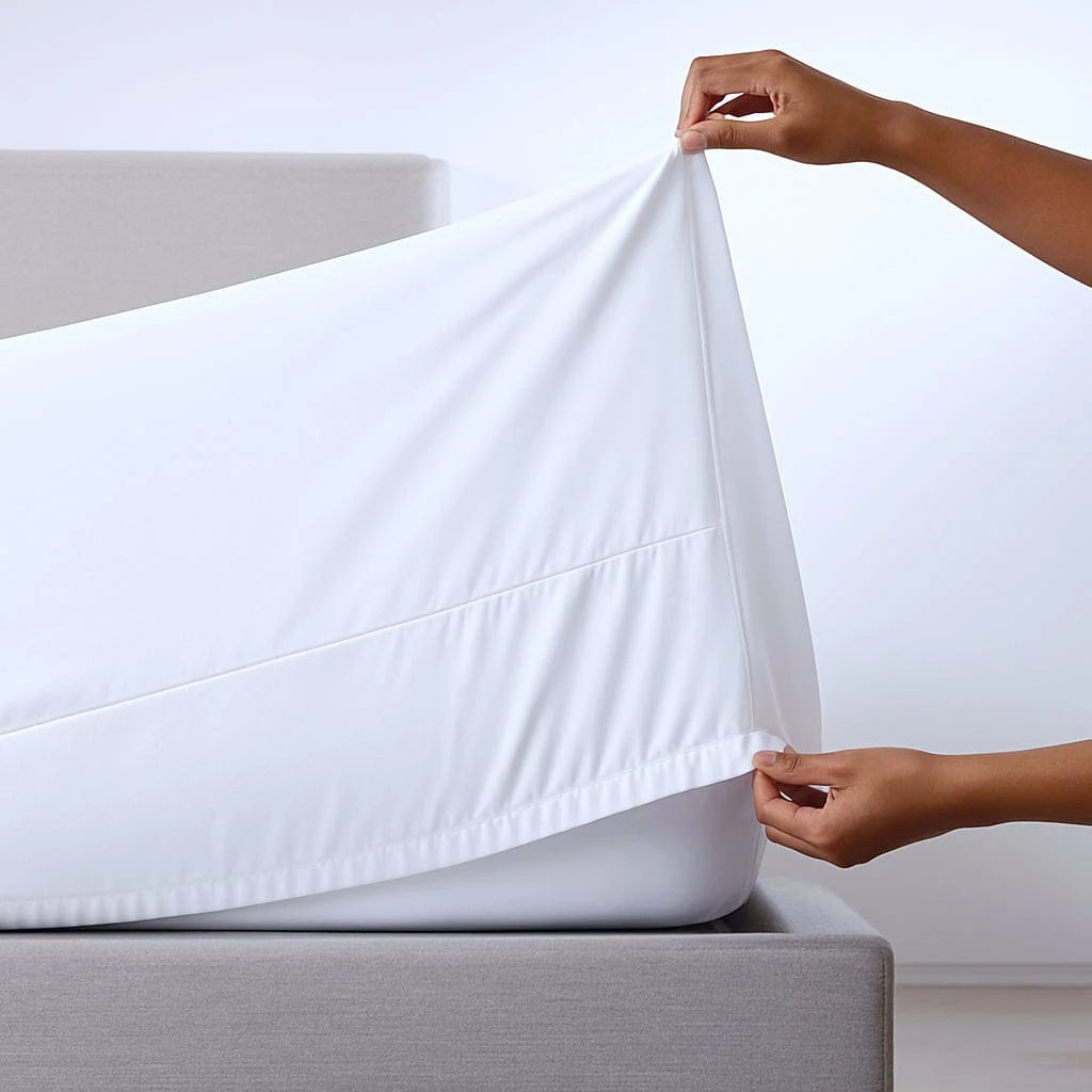Tropical Lime Sheet Set with Breathable Bedding and European Envelope Pillowcase Closures · Tropical lime color theme