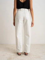 Trouser Sewing Pattern in PDF Format for a High Waist and Sculptural Leg Shape, Including Both Size Ranges