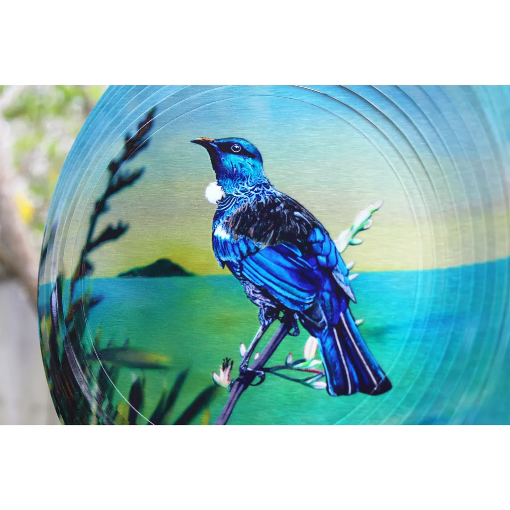 Tūī Bird Wind Spinner