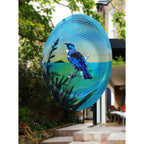 Tūī Bird Wind Spinner