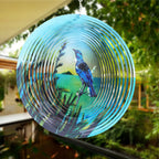 Tūī Bird Wind Spinner
