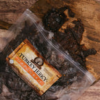 Turkey Jerky with Spicy Habanero Flavor, Vacuum-Sealed Freshness and Two Serving-Size · Spicy habanero turkey flavor