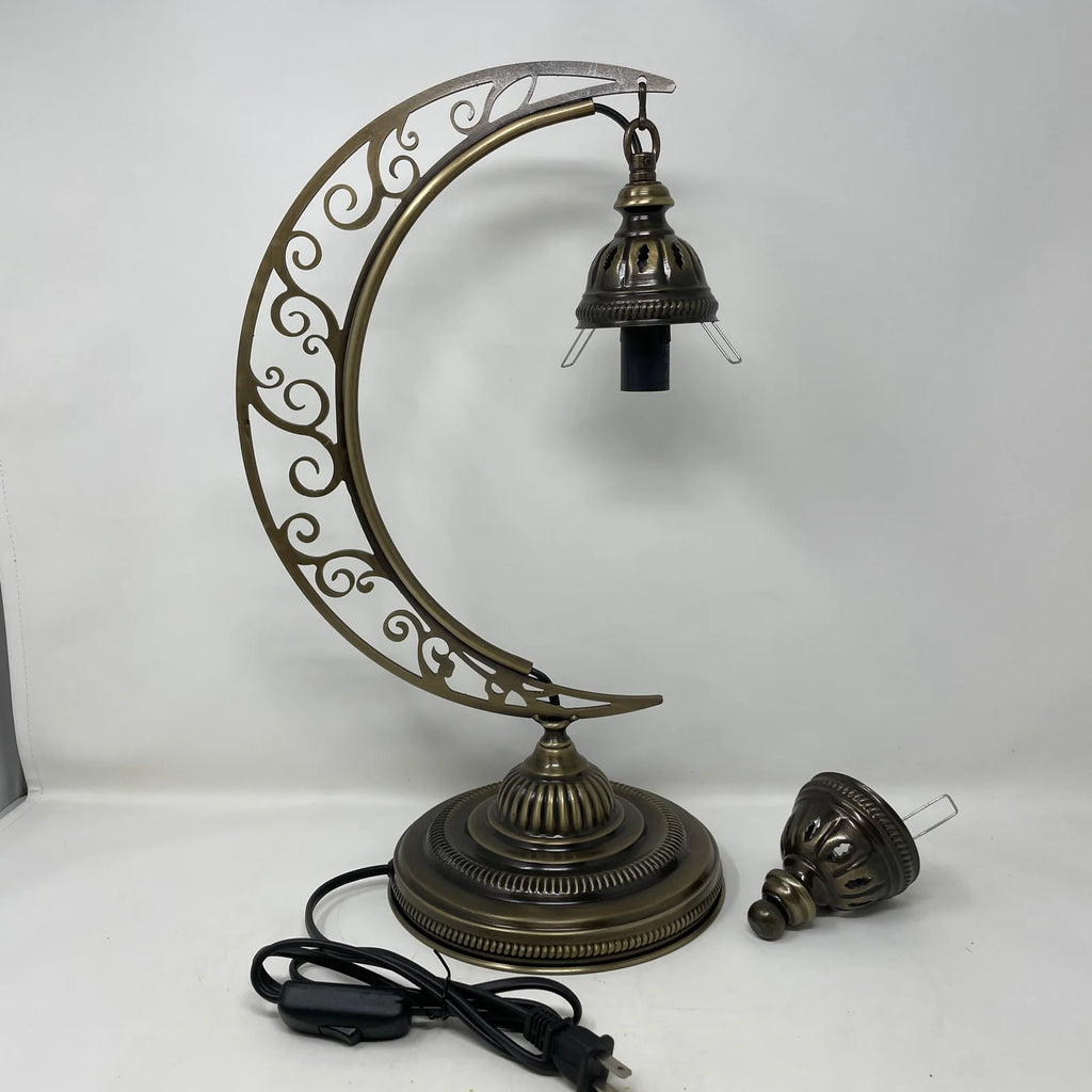 Turkish Mosaic Table Lamp Fixtures in Metal
