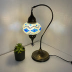 Turkish Mosaic Table Lamp Fixtures in Metal