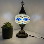 Turkish Mosaic Table Lamp Fixtures in Metal