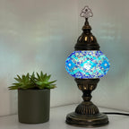 Turkish Mosaic Table Lamp Fixtures in Metal