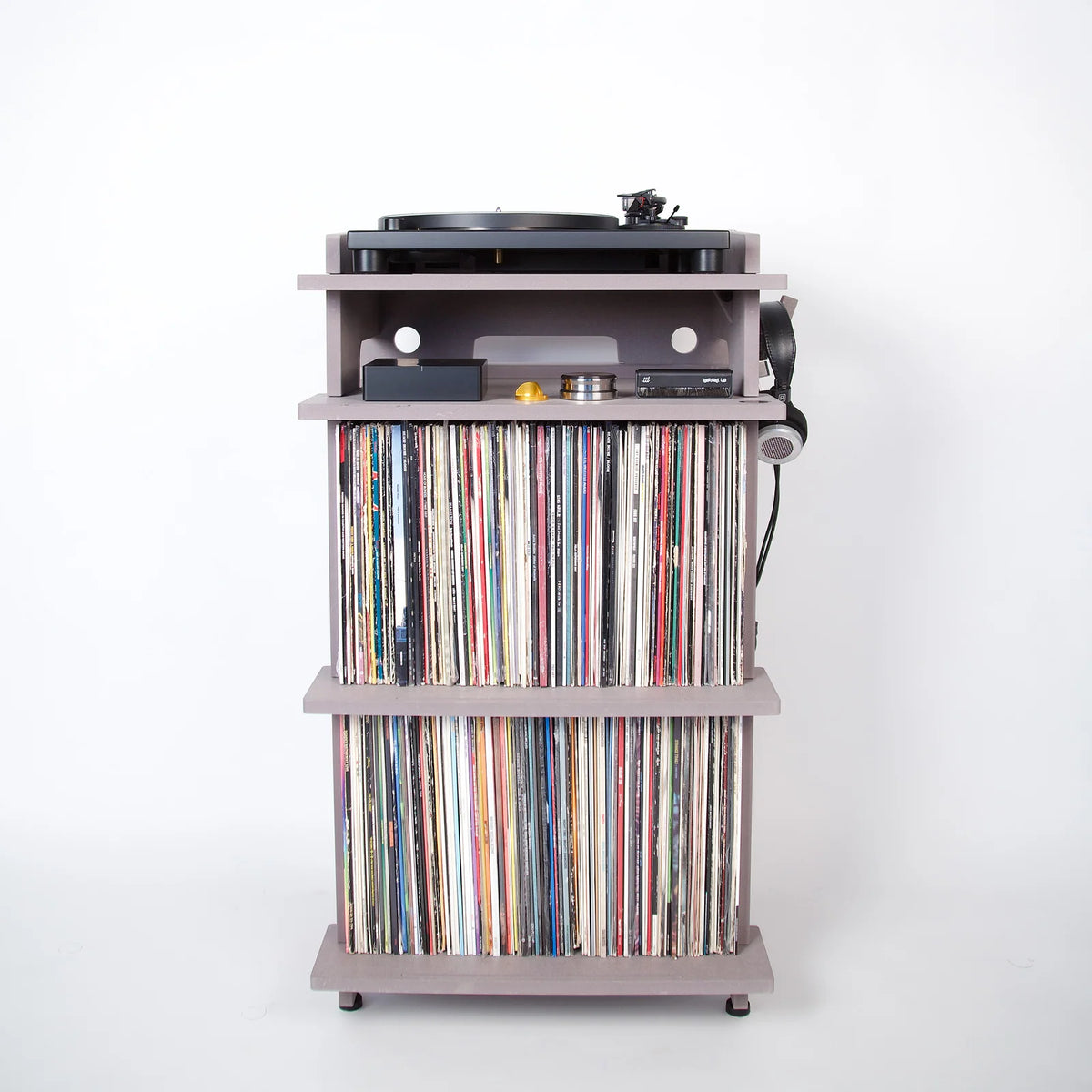 Turntable Stand, Standard Height-Smoke