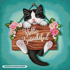 Tuxedo Kitten Diamond Painting Kit