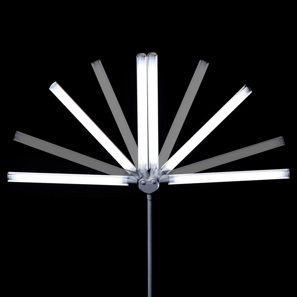 Twin-Shade LED Floor Lamp