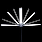 Twin-Shade LED Floor Lamp