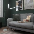 Twin-Shade LED Floor Lamp