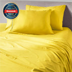 Twin Size Sheet Set with Fitted Sheet, Flat Sheet and Envelope-Closure Pillowcase · Multiple bed-size from Twin through Sp
