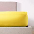 Twin Size Sheet Set with Fitted Sheet, Flat Sheet and Envelope-Closure Pillowcase · Multiple bed-size from Twin through Sp