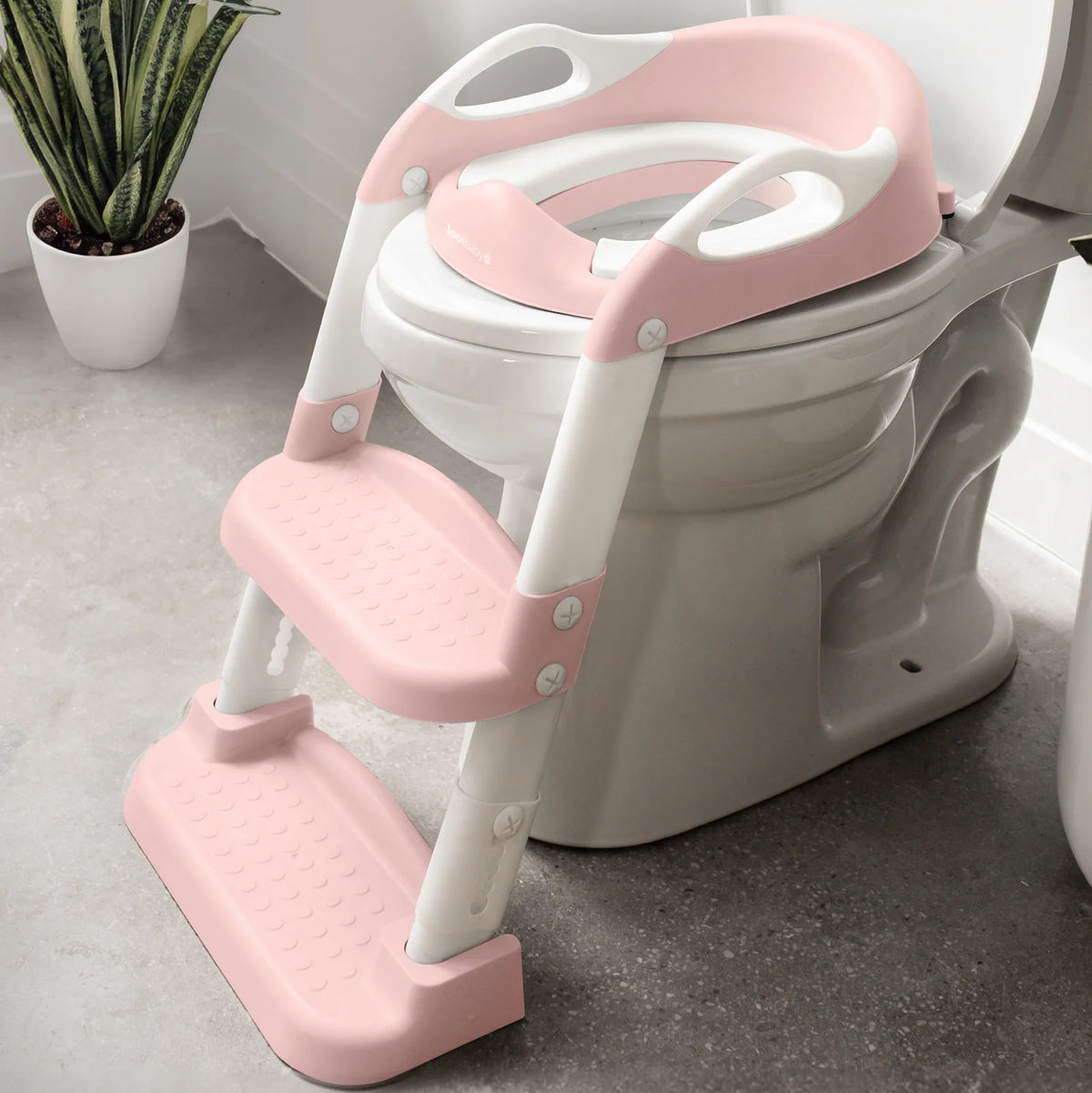 Two-Step Ladder Potty Training Seat, Pink