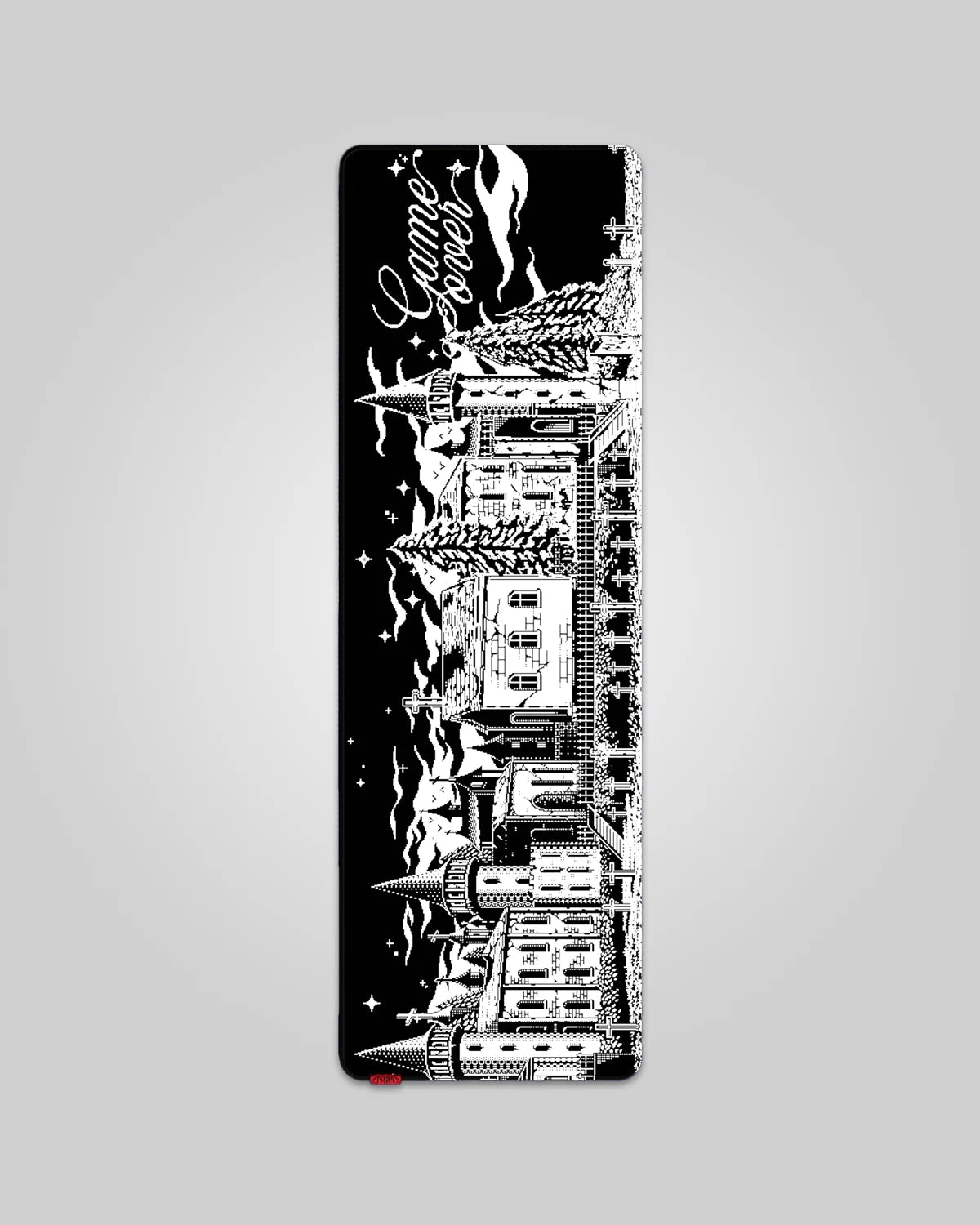 Ultra Wide Gaming Desk Mat with Water Resistant Coating, Non-Slip Rubber Base and Printed Cloth Surface