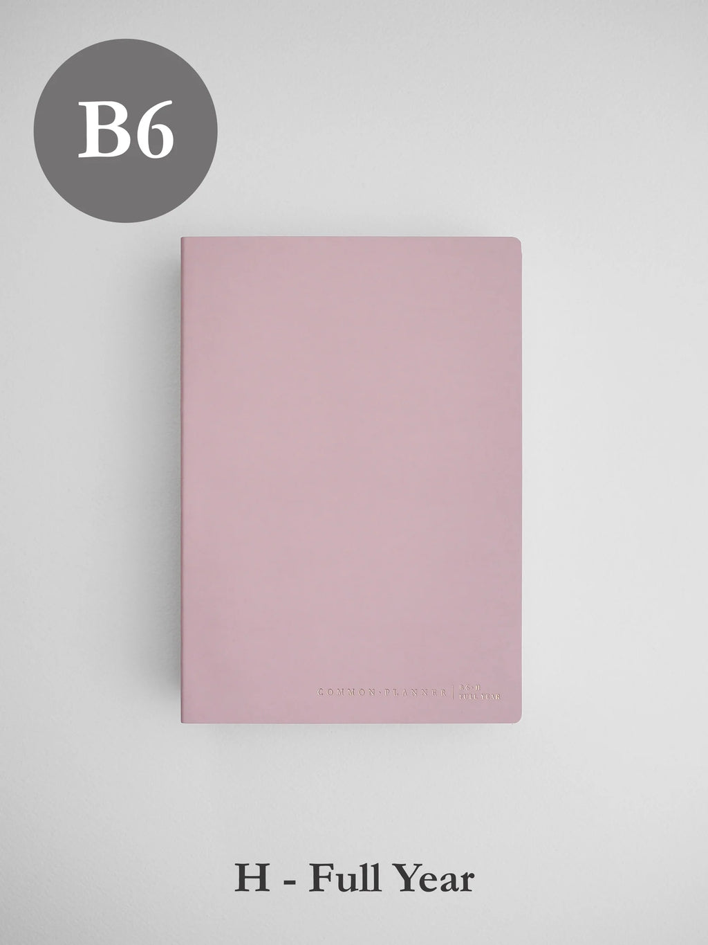 Undated B6 Horizontal Full Year Planner with 520 Pages of White Tomoe River Paper and Lay Flat Sewn Binding