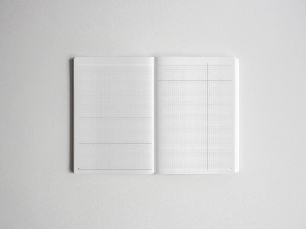 Undated B6 Horizontal Full Year Planner with 520 Pages of White Tomoe River Paper and Lay Flat Sewn Binding