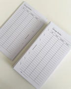 Undated Budget Planner Inserts in Personal Size