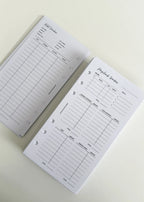 Undated Budget Planner Inserts in Personal Size