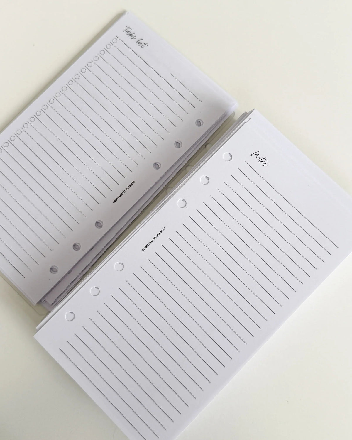 Undated Budget Planner Inserts in Personal Size