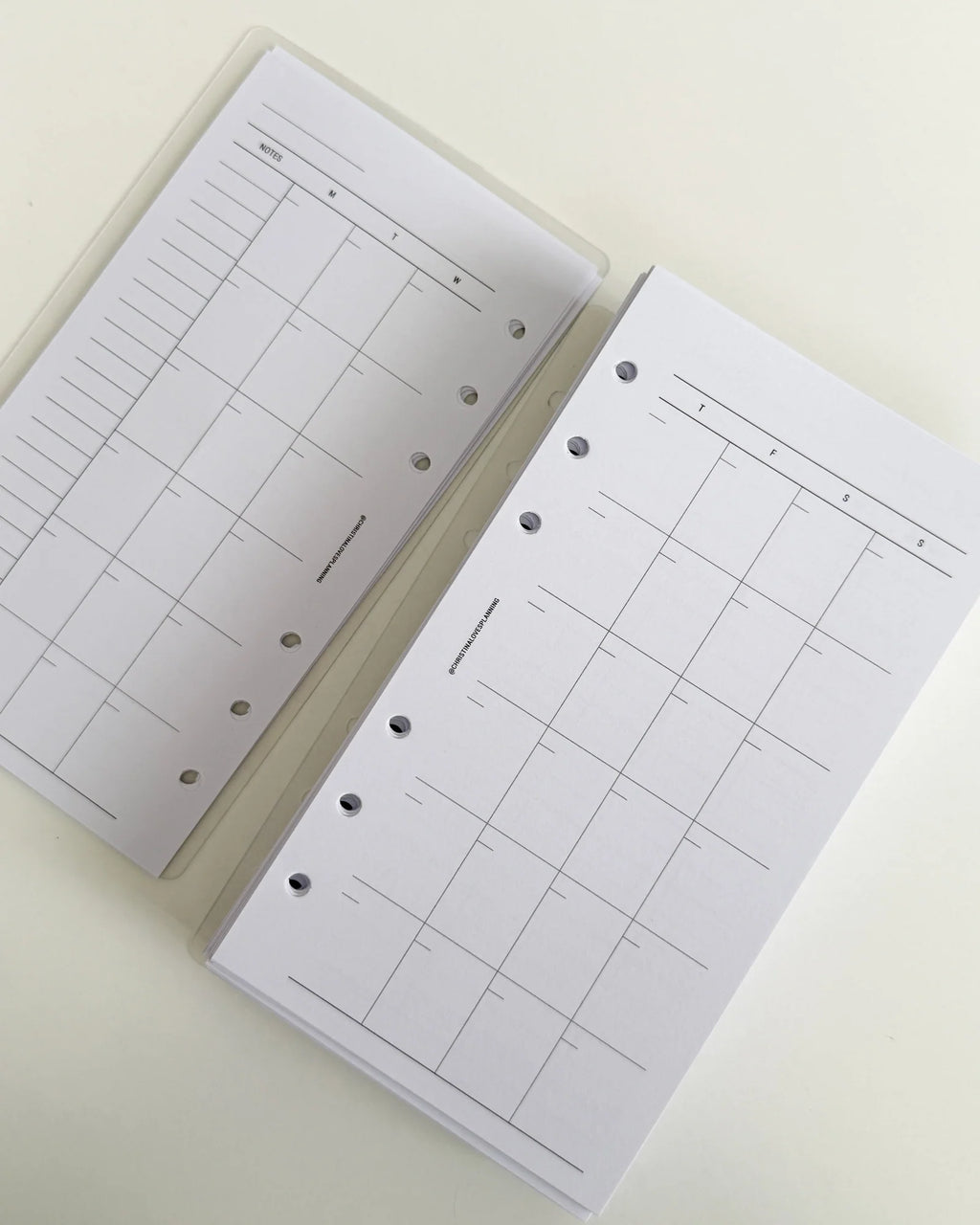 Undated Budget Planner Inserts in Personal Size