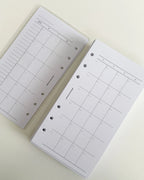 Undated Budget Planner Inserts in Personal Size