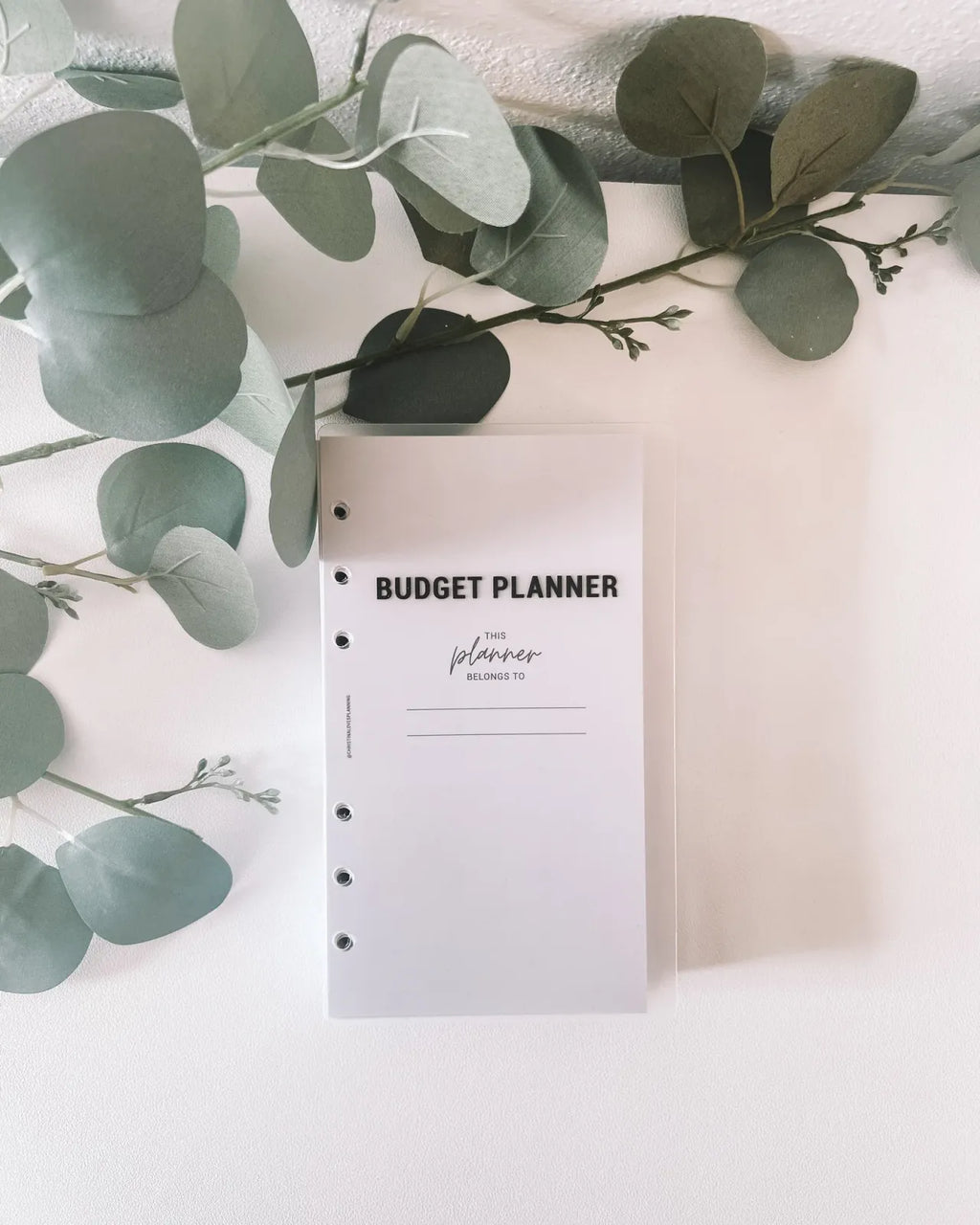 Undated Budget Planner Inserts in Personal Size, Personal Printed Budget Planner