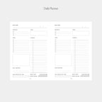 Undated Daily Planner Insert