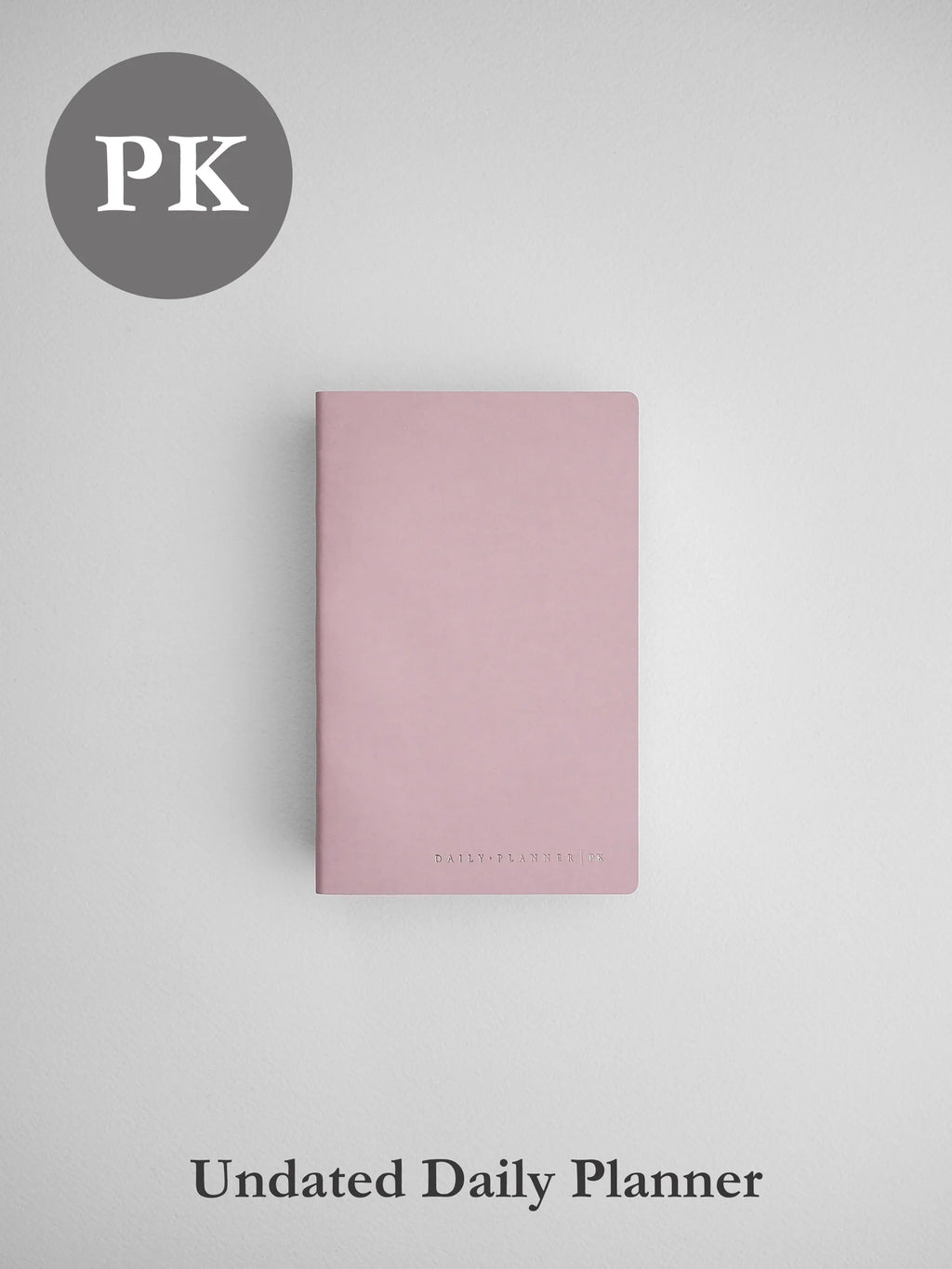 Undated Daily Pocket Planner with 480 Numbered Pages and Lay Flat Sewn Binding in a Softcover Format